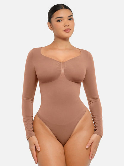 Shapevie – Long-Sleeve Shaping Bodysuit