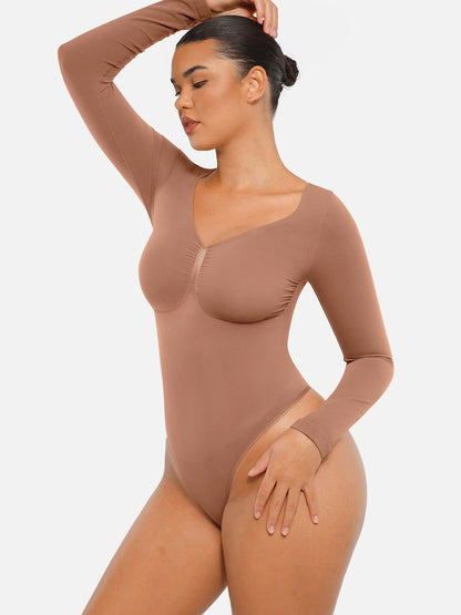 Shapevie – Long-Sleeve Shaping Bodysuit