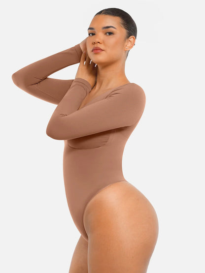 Shapevie – Long-Sleeve Shaping Bodysuit