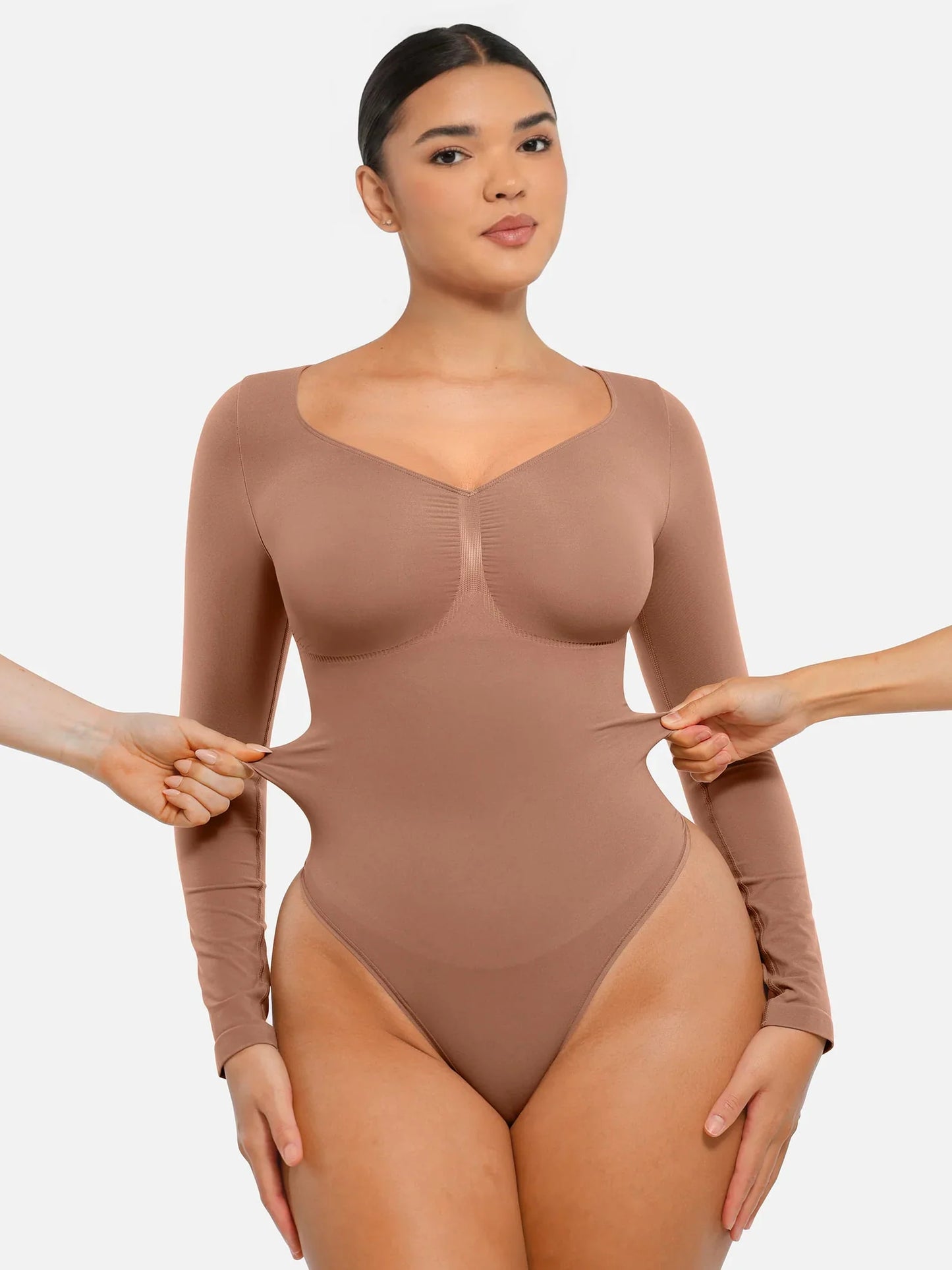 Shapevie – Long-Sleeve Shaping Bodysuit