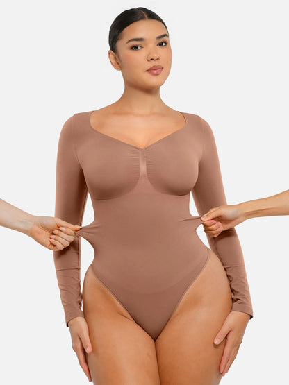 Shapevie – Long-Sleeve Shaping Bodysuit