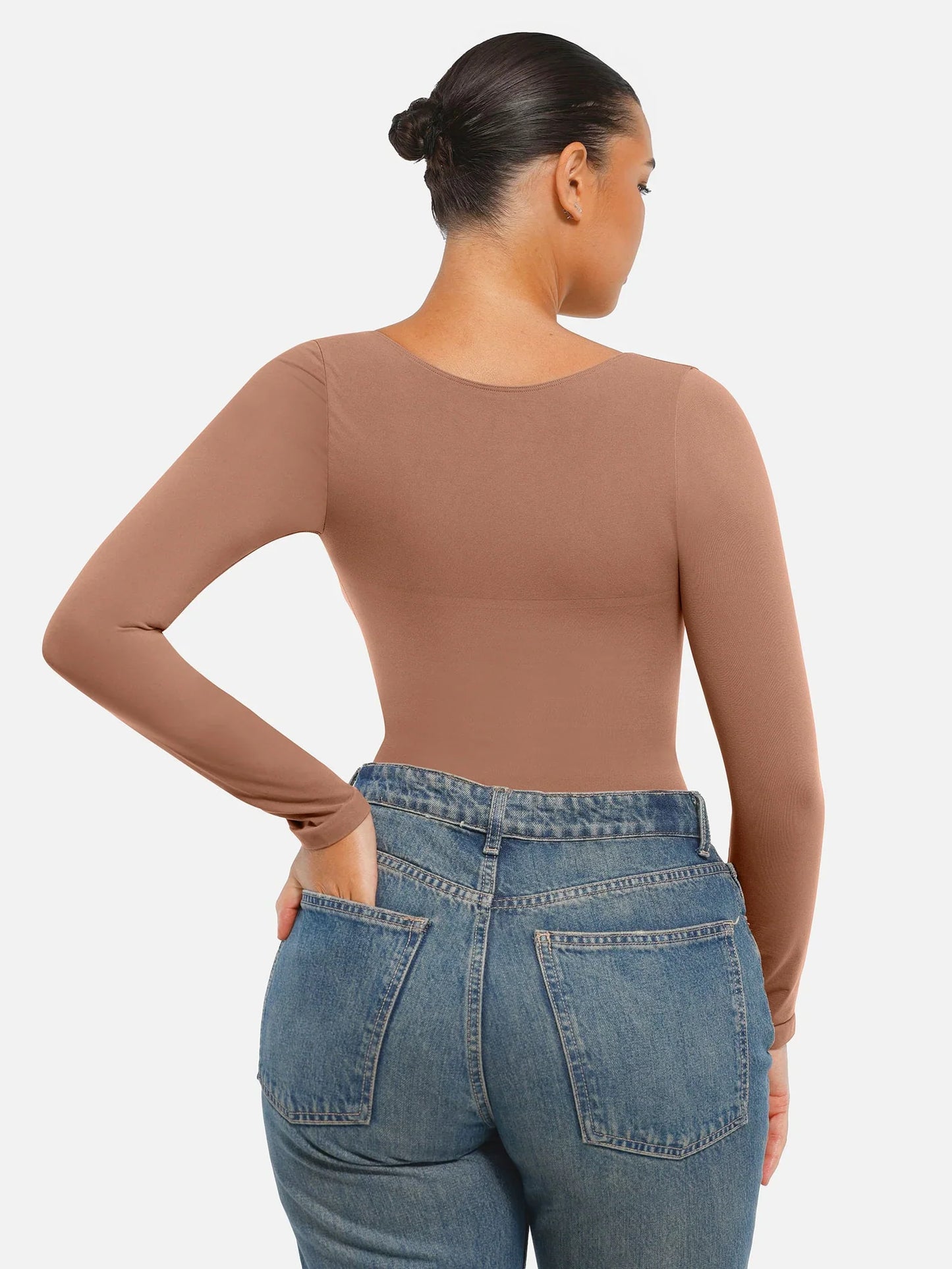 Shapevie – Long-Sleeve Shaping Bodysuit