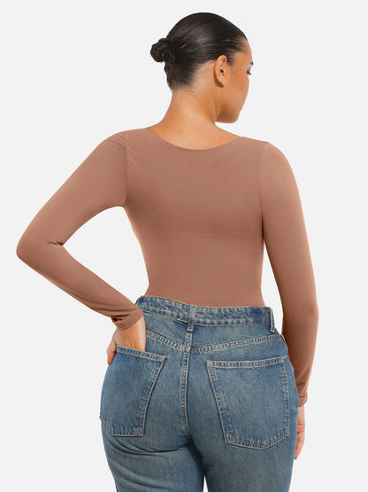 Shapevie – Long-Sleeve Shaping Bodysuit