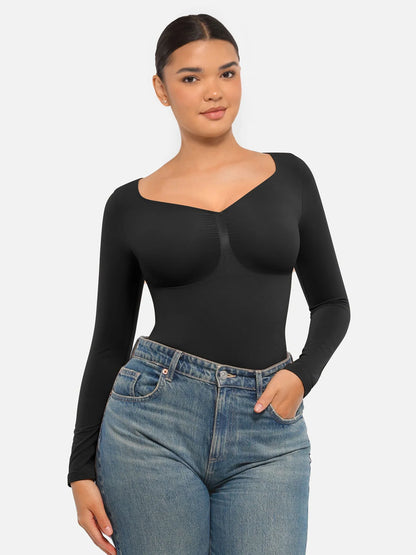 Shapevie – Long-Sleeve Shaping Bodysuit