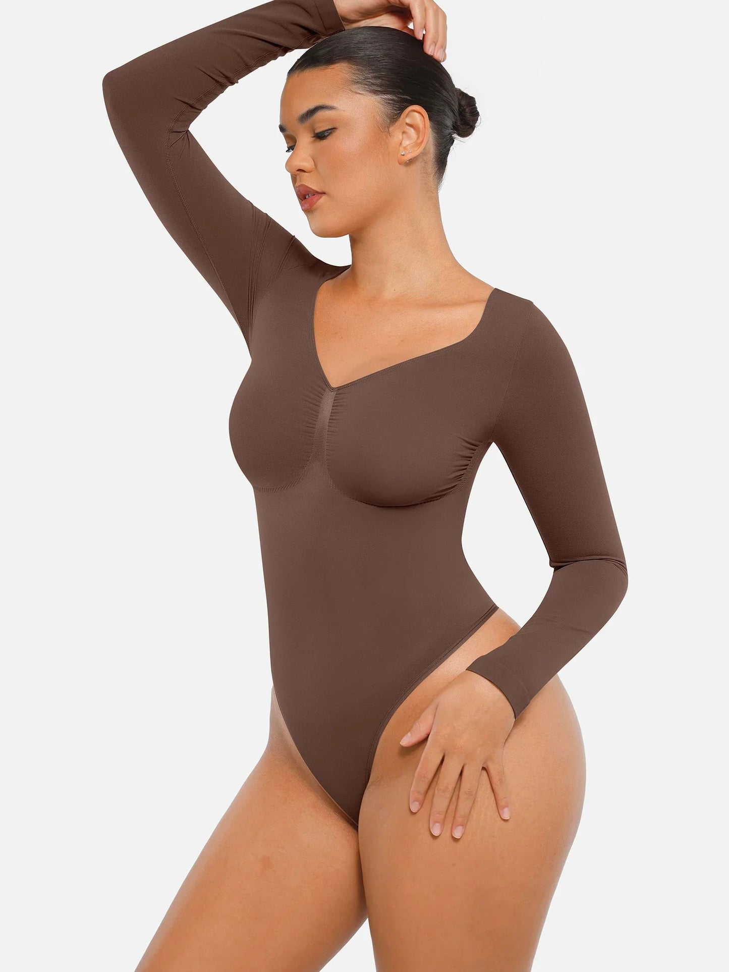 Shapevie – Long-Sleeve Shaping Bodysuit