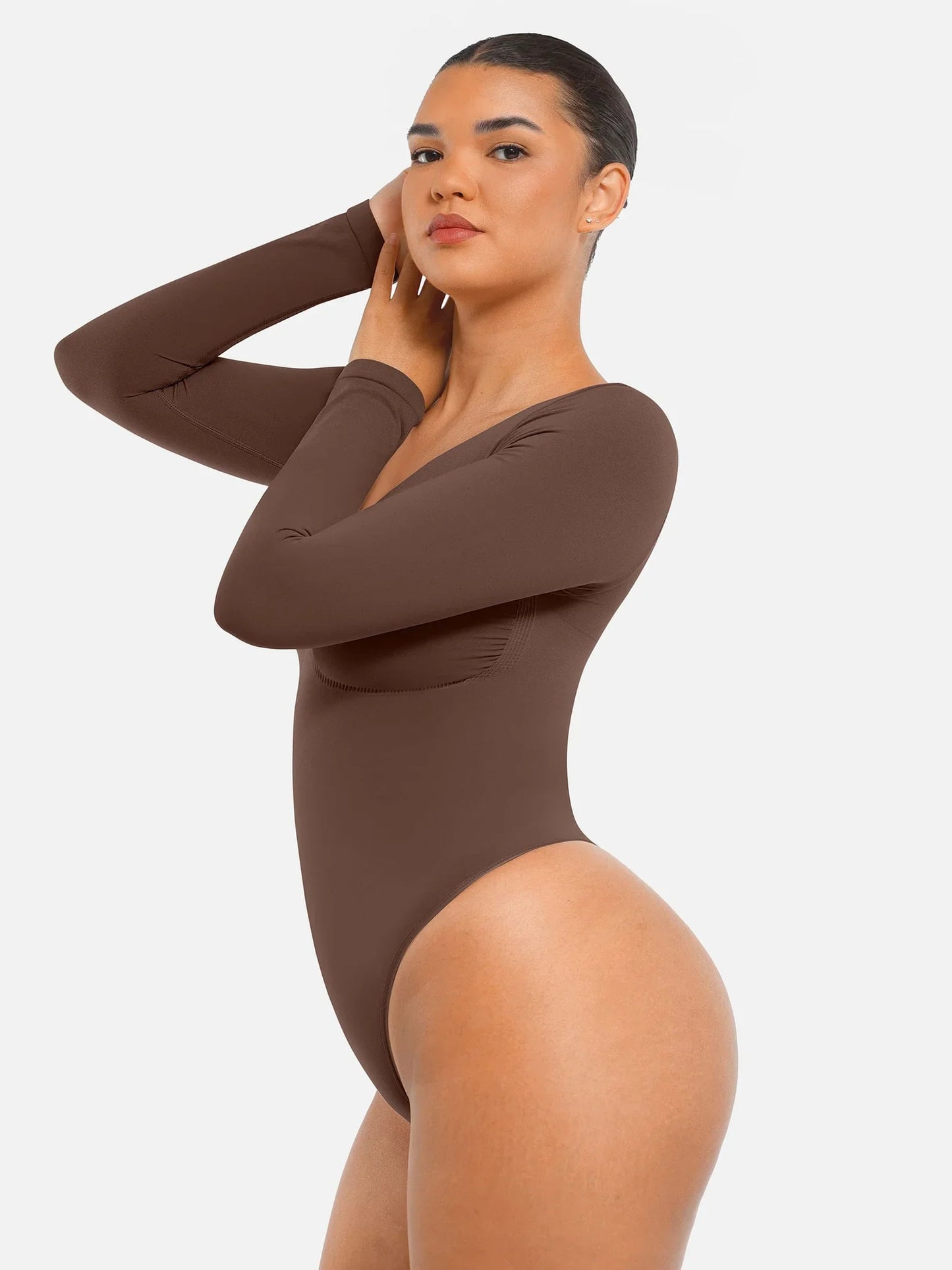 Shapevie – Long-Sleeve Shaping Bodysuit