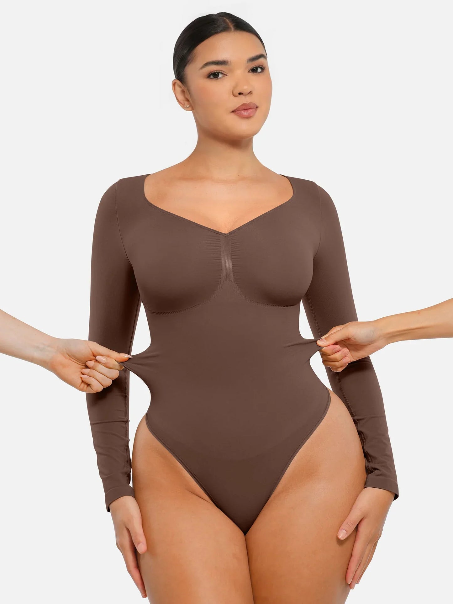 Shapevie – Long-Sleeve Shaping Bodysuit