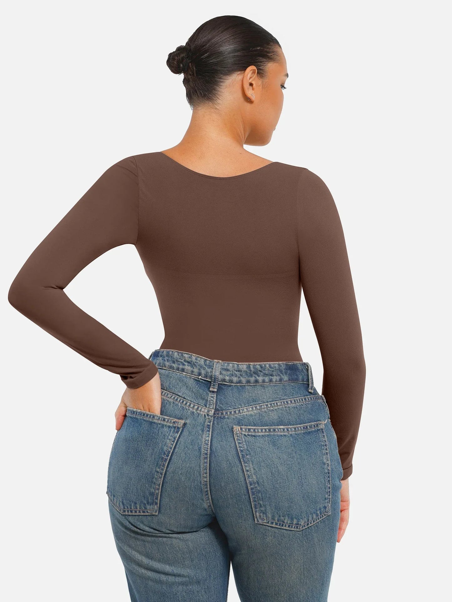 Shapevie – Long-Sleeve Shaping Bodysuit