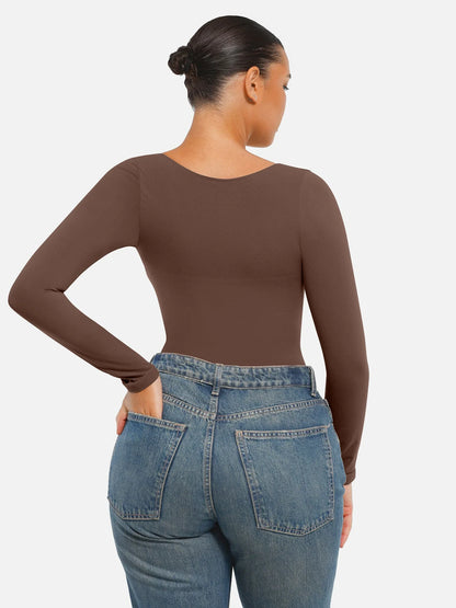 Shapevie – Long-Sleeve Shaping Bodysuit