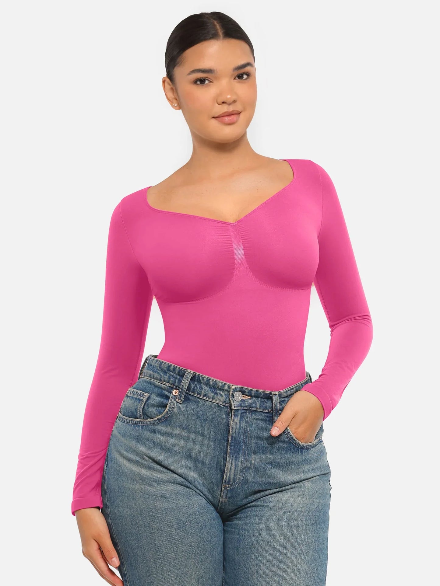 Shapevie – Long-Sleeve Shaping Bodysuit