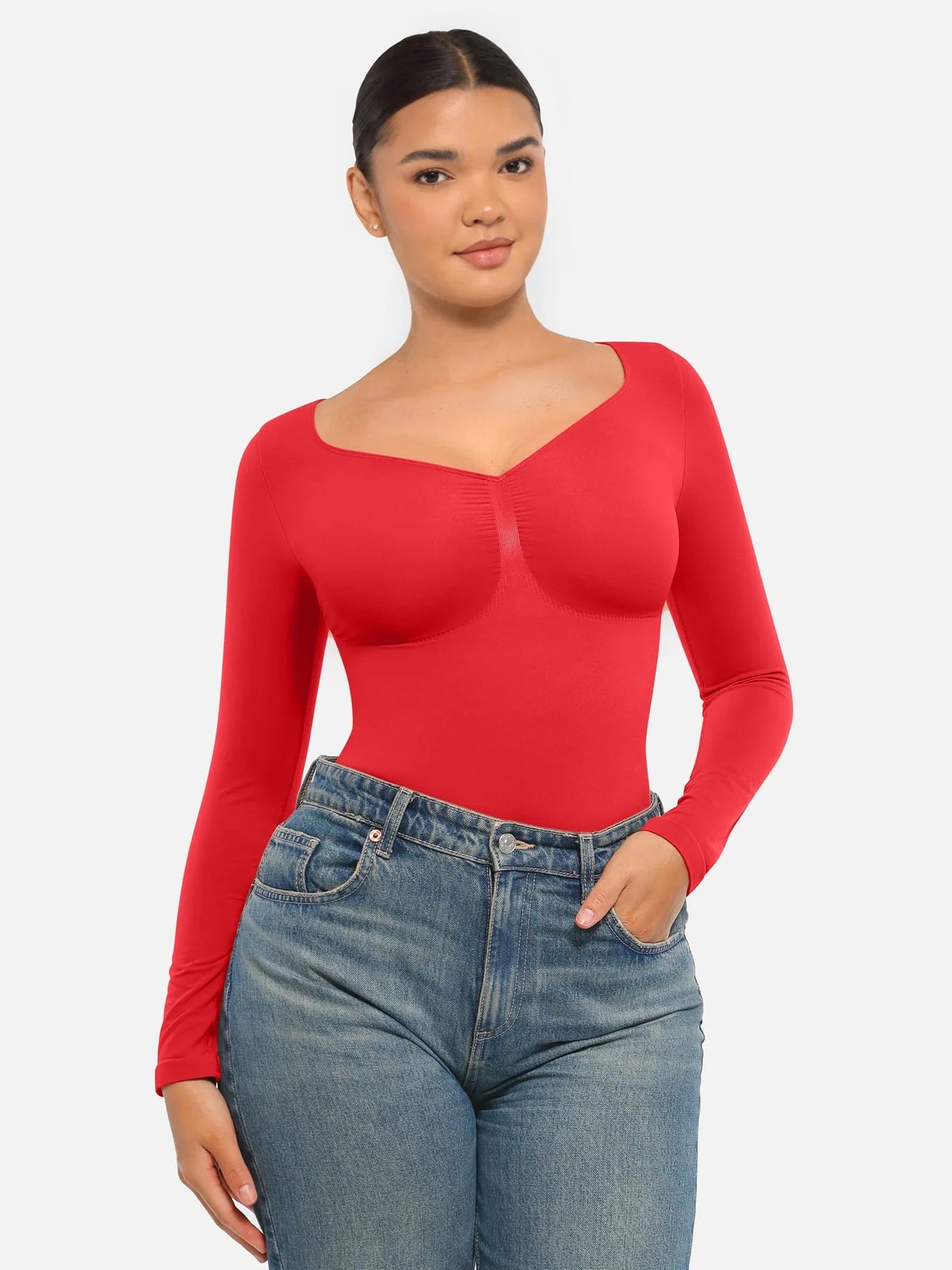 Shapevie – Long-Sleeve Shaping Bodysuit
