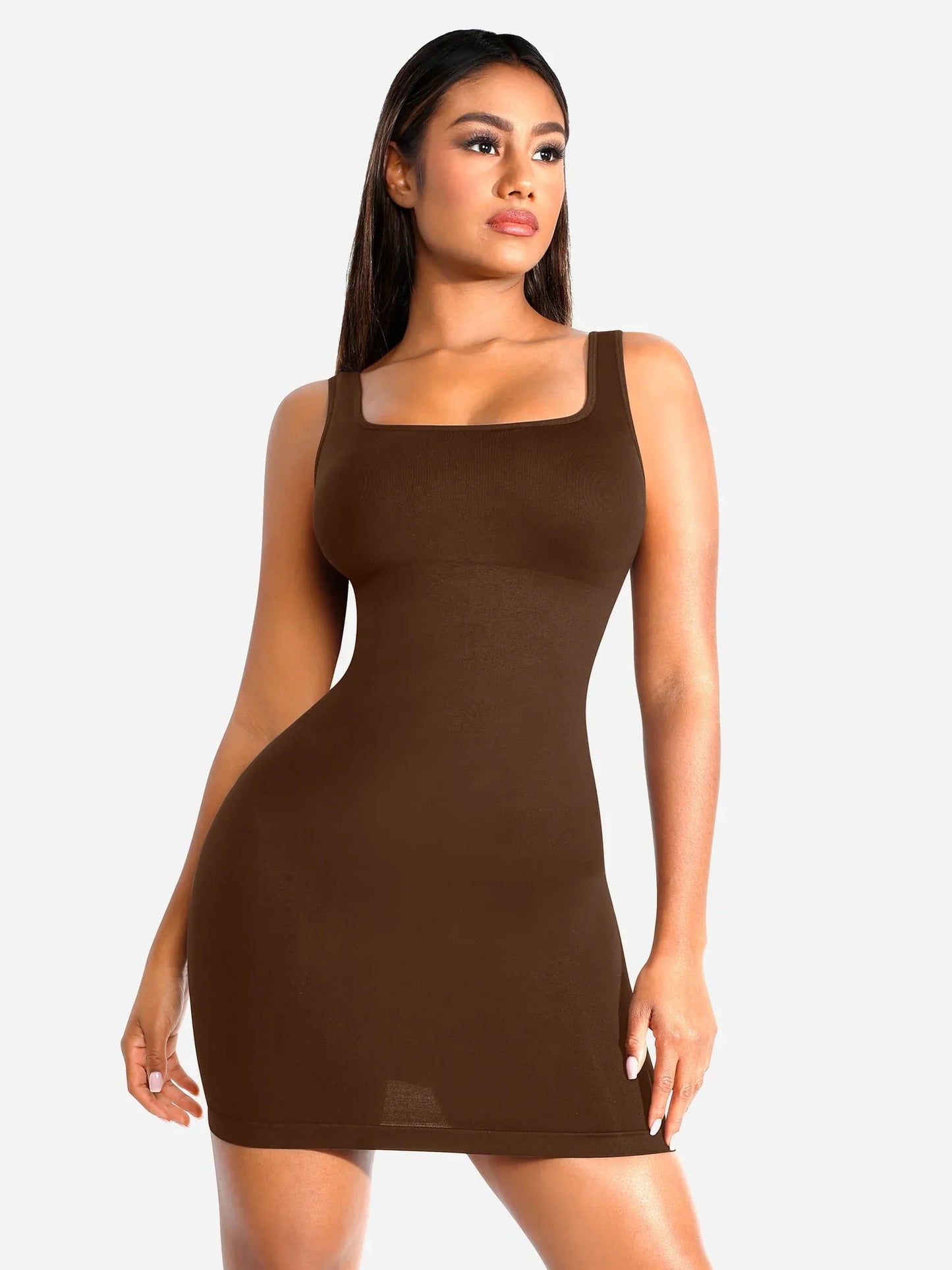 Shapevie – Seamless Square-Neck Mini Shaping Dress
