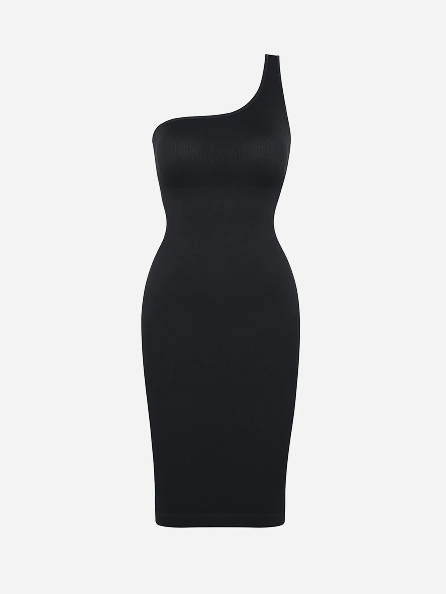 Shapevie – One-Shoulder Midi Shaping Dress