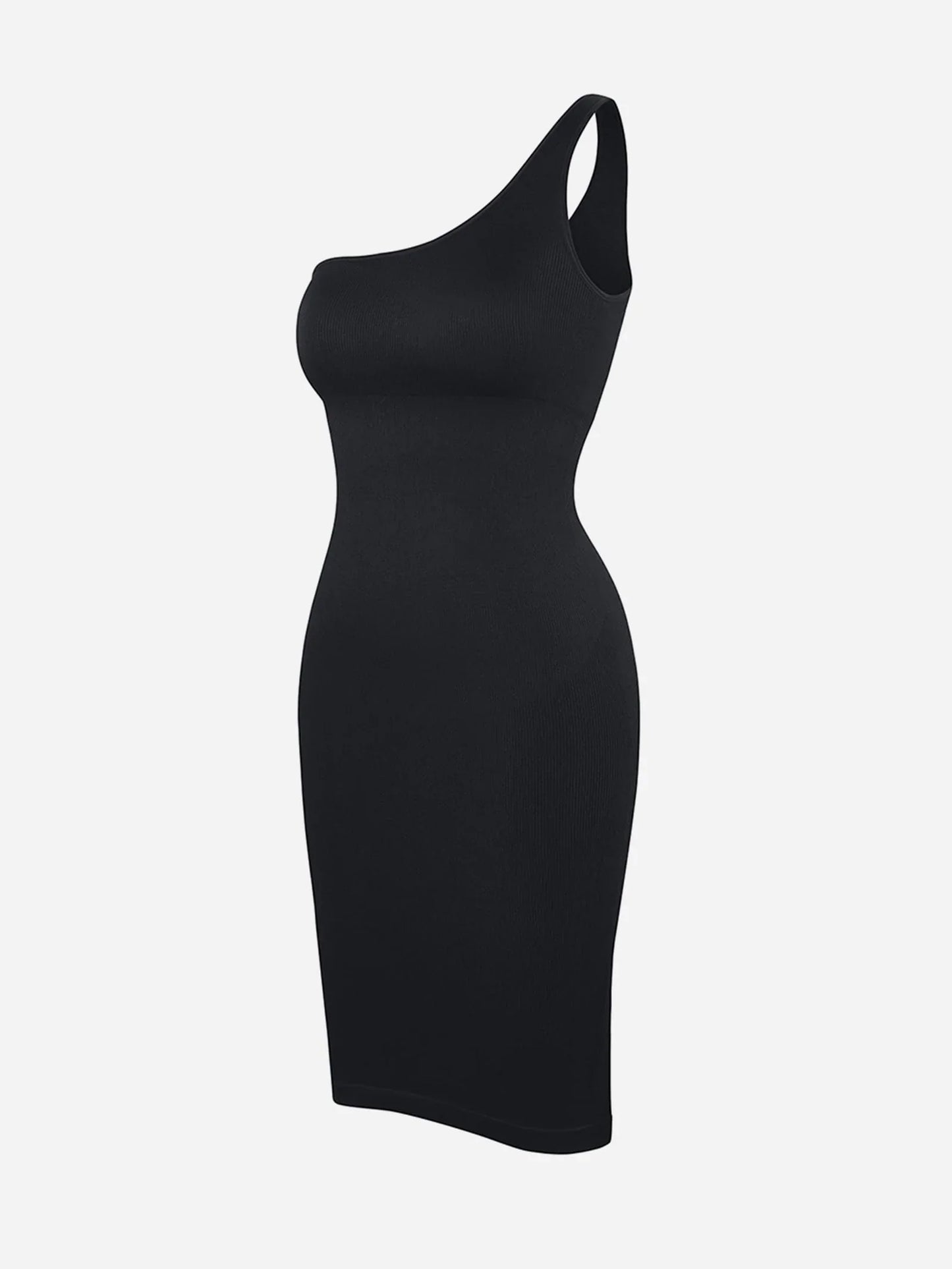 Shapevie – One-Shoulder Midi Shaping Dress