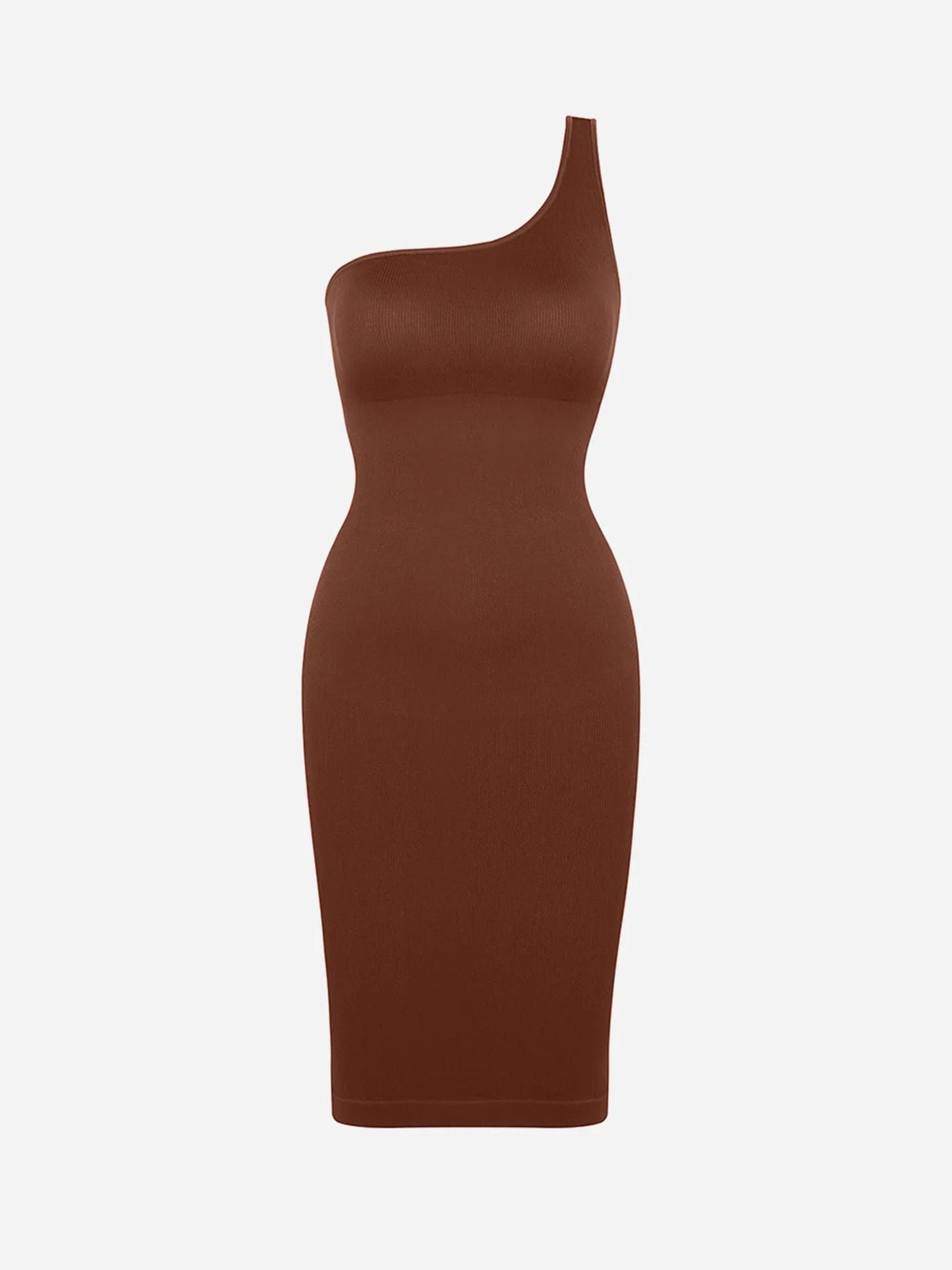 Shapevie – One-Shoulder Midi Shaping Dress