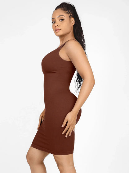 Shapevie – One-Shoulder Midi Shaping Dress