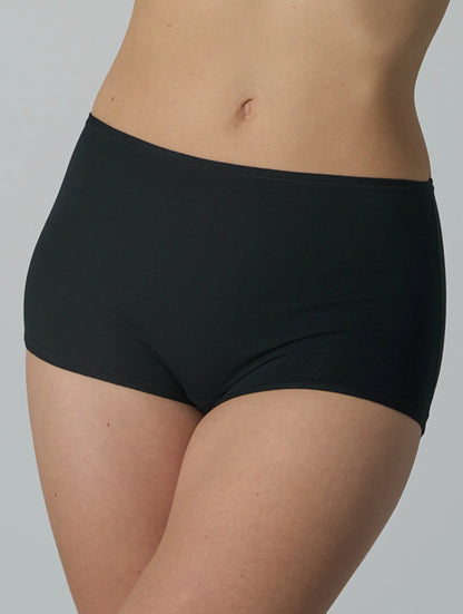 Shapevie – High-Waist Cotton Ribbed Shorts